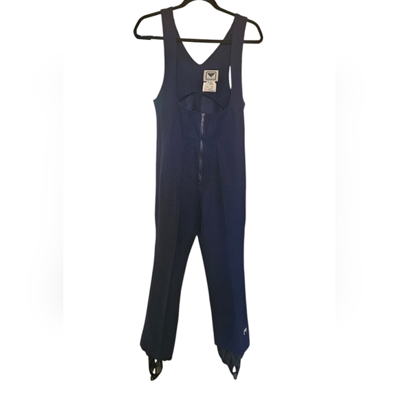 Vintage Obermeyer Ski Pant Bibs Stretch 8R 70s